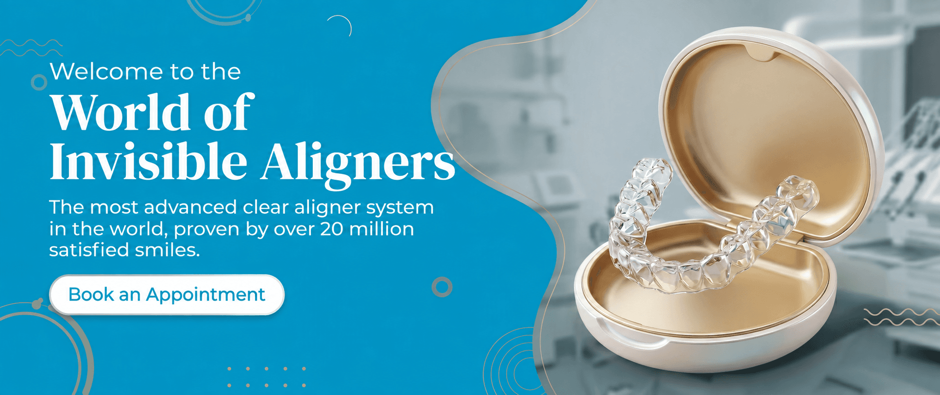 Banner 1 for invisible aligners