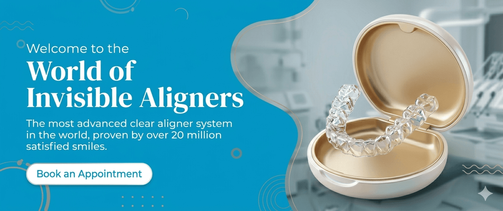 Banner 1 for invisible aligners