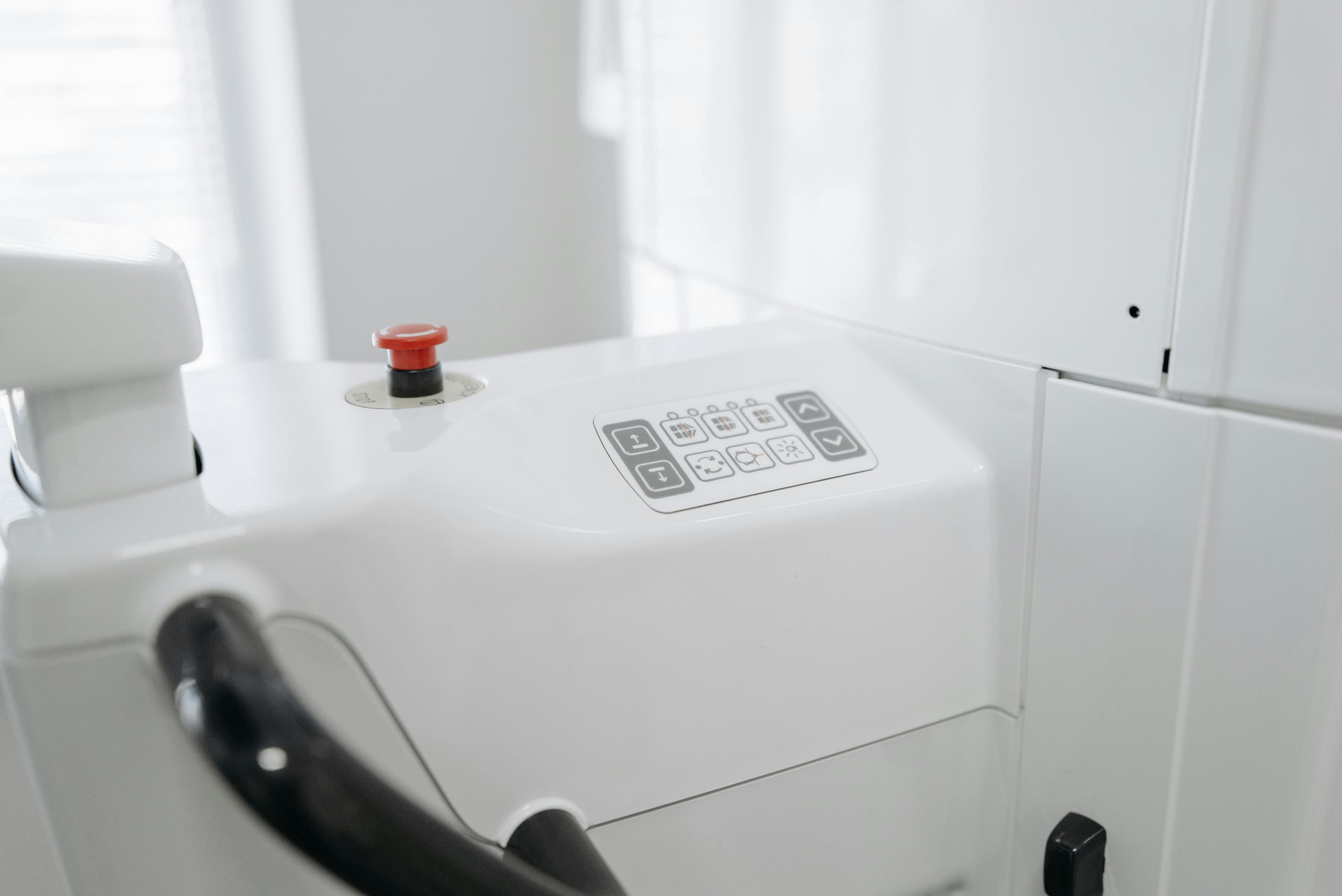 Modern dental clinic equipment and treatment planning setup