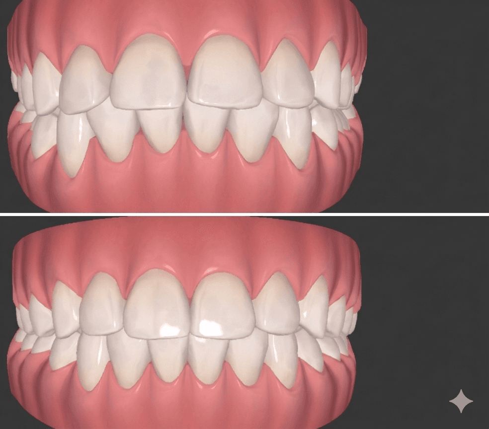 Before and after treatment result