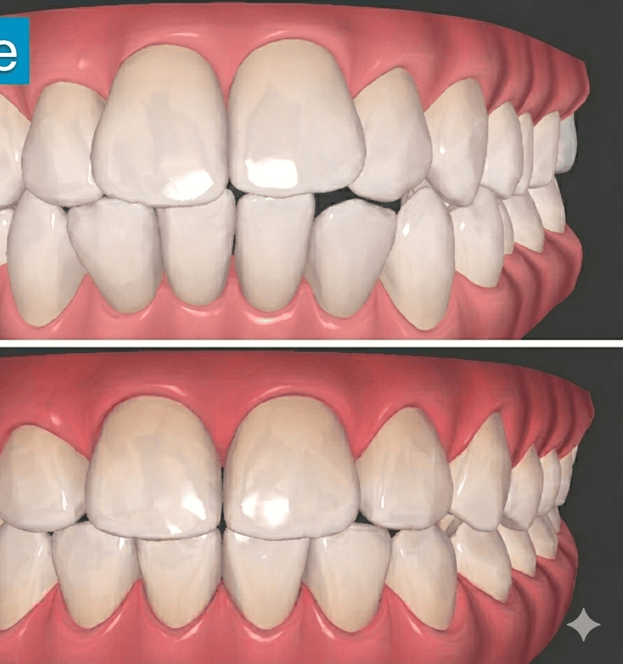 Before and after treatment result